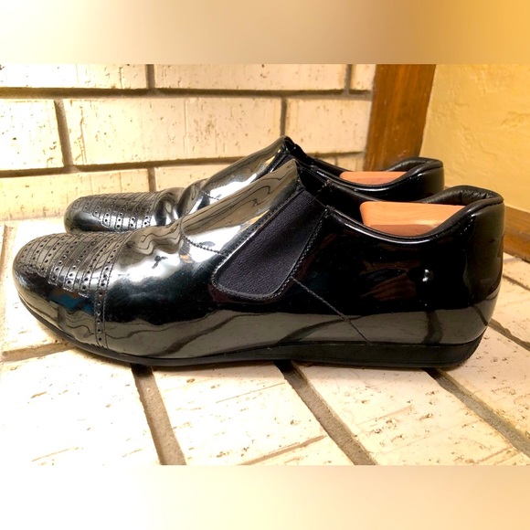 PRADA - Men’s Patent Leather Shoes - Size 9.5 US/8.5 UK - Picture 2 of 7